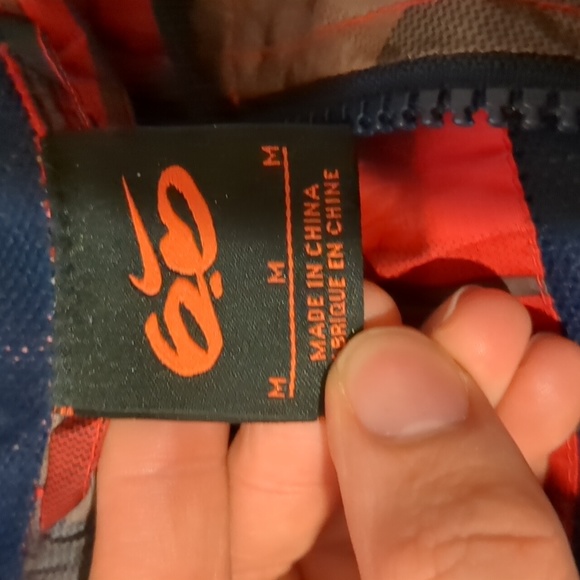 Nike 6.0 plaid red blue gray active jacket hoodie - Picture 6 of 8